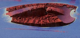 A nordovest di Kida-Ara - 2004 olio su tela 53x110