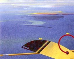 Arcobaleno sul mare - 1993 olio su tela 80x100