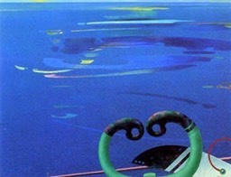 Le cose del mare - 1994 olio su tela 102x133