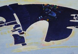 Scogliera a Hamakua - 2011 - olio su tela 50x70