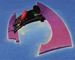 Il profumo rosso - 2009 olio su tela 40x50