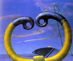 Installazione - 1992 olio su tela 135x170