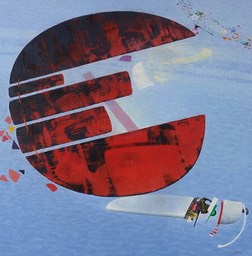 Le cose che vanno - 2012 olio su tela 100x100