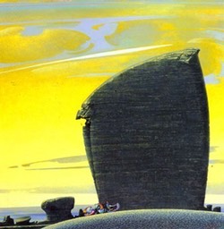 Sogno di pietra - 1998 olio su tela 80x80